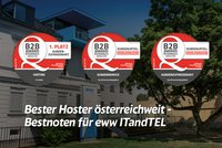 Bester Hoster österreichweit - Bestnoten für eww ITandTEL