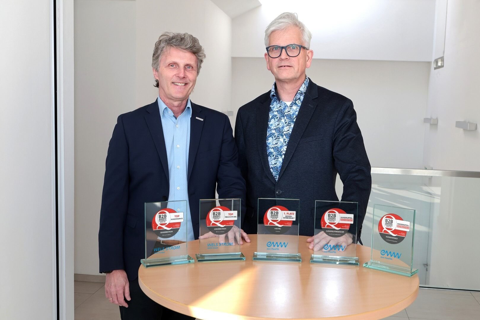 B2B-Awards 2025 Wels Strom & eww ITandTEL